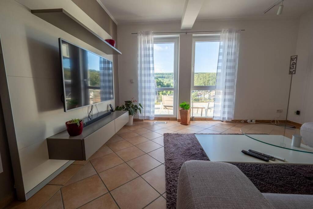 Wohnung Mit Talblick, Ladestation E-Auto Siegen Dış mekan fotoğraf