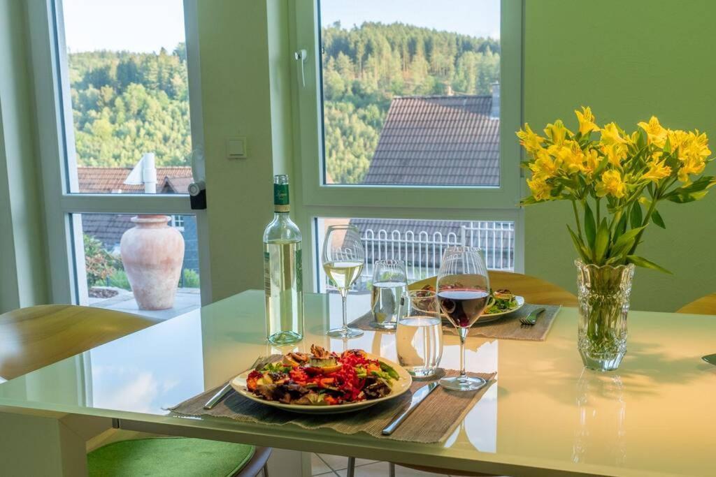 Wohnung Mit Talblick, Ladestation E-Auto Siegen Dış mekan fotoğraf