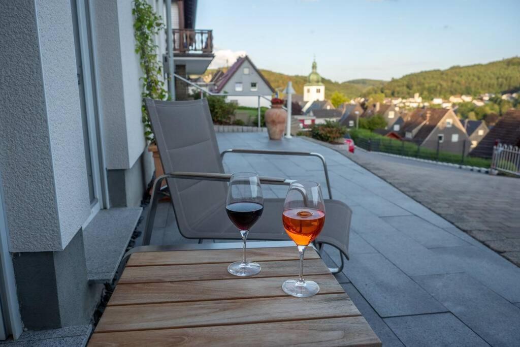 Wohnung Mit Talblick, Ladestation E-Auto Siegen Dış mekan fotoğraf